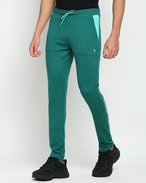 Mens green tracksuit on sale bottoms