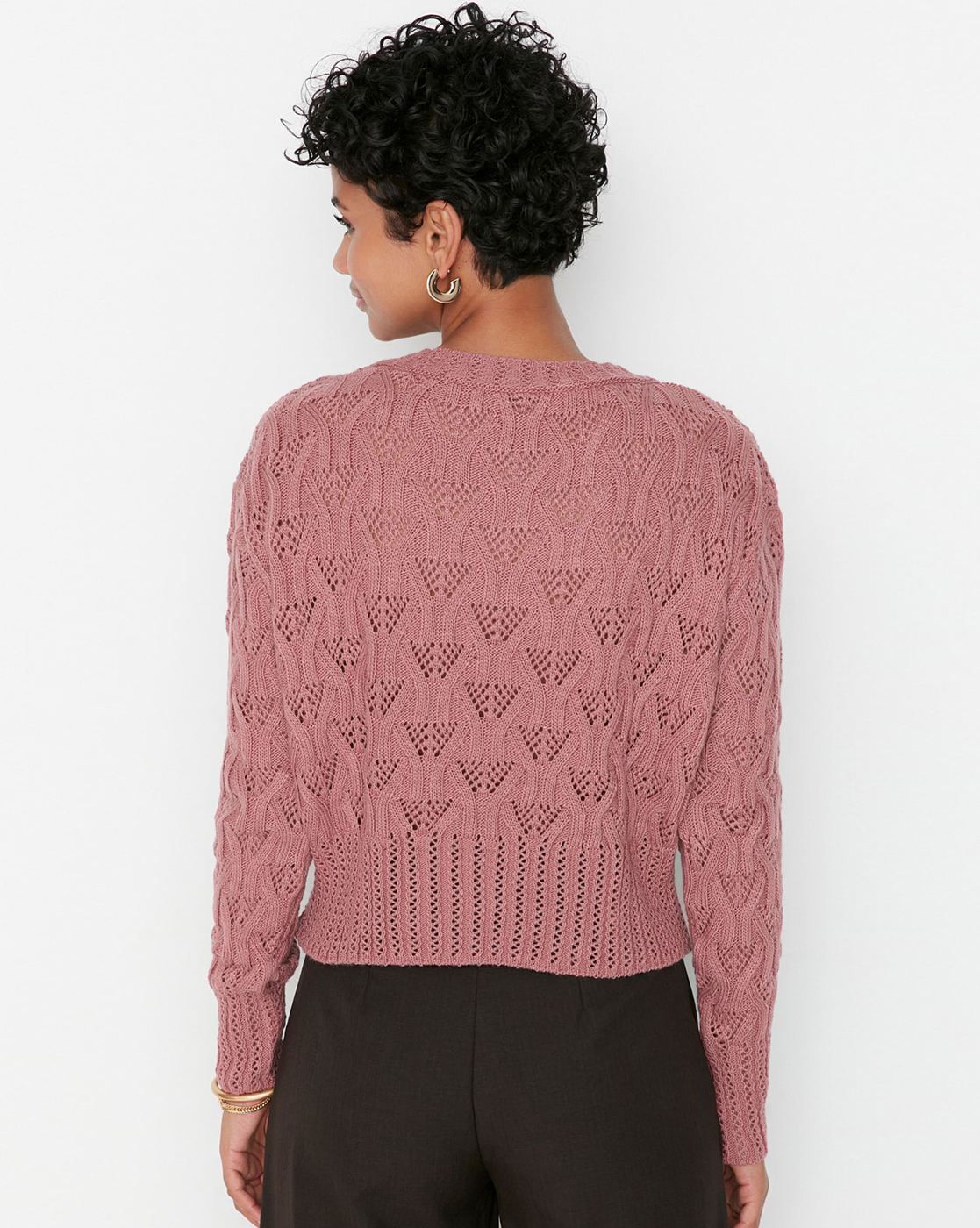 Buy Rose Gold Sweaters & Cardigans for Women by TRENDYOL Online