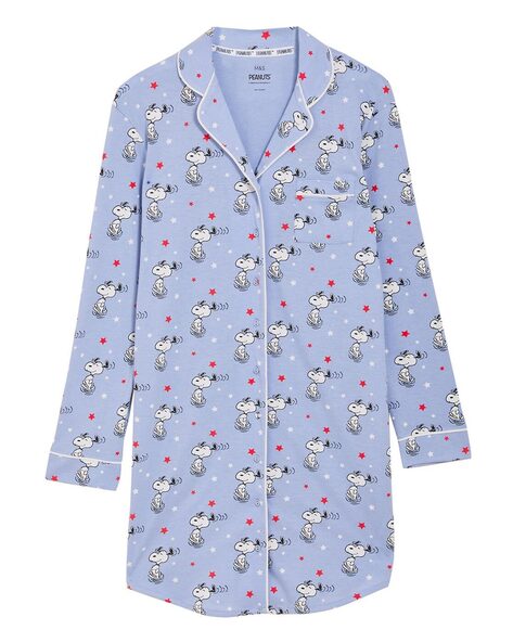 Buy Blue Nightshirts&Nighties for Women by Marks & Spencer Online