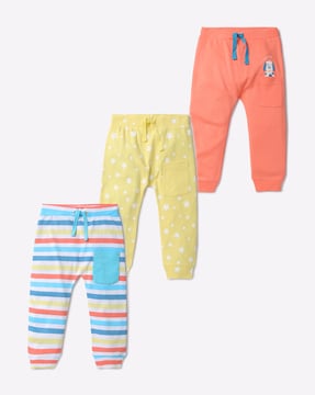 Buy LITTLEKART Kids Baby FACE Print Cotton PajamaPajami with Rib for Boys   Girls  Multicolor Pack of 6 Size 23 Years Online at Best Prices in  India  JioMart