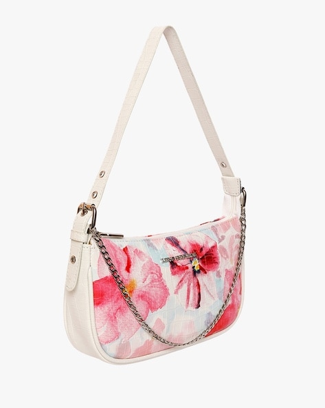 Buy Lino Perros Floral Print Shoulder Bag Online at Best Prices in India -  JioMart.