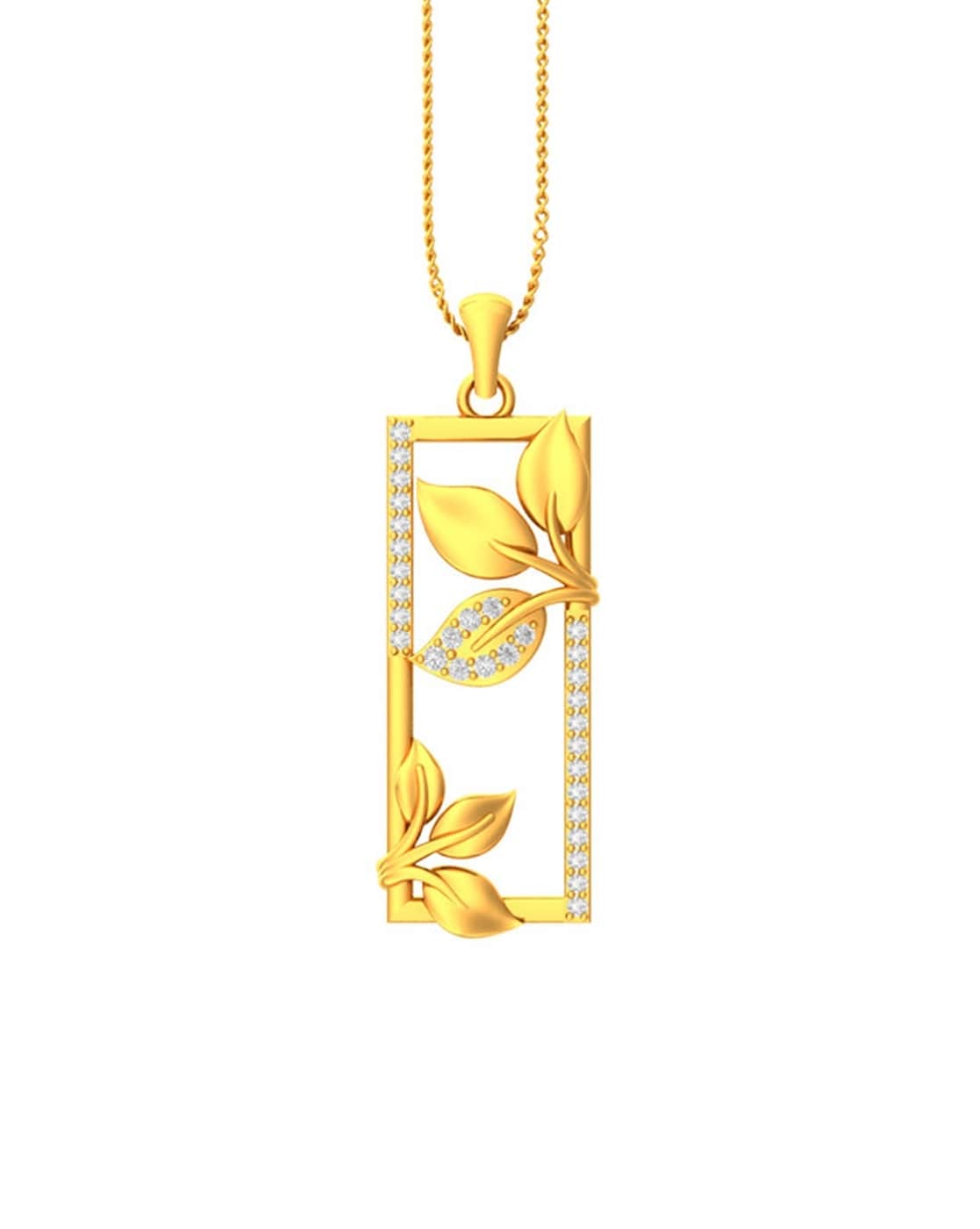 Buy Yellow Gold & White Necklaces & Pendants for Women by Zeya ...