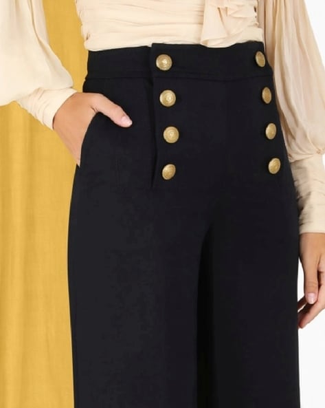 Buy Navy Blue Trousers  Pants for Women by ONLY Online  Ajiocom