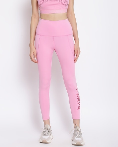 Buy TAG 7 Pink Leggings - Pack of 2 for Women's Online @ Tata CLiQ