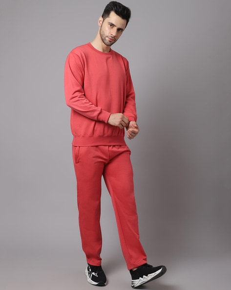 Men's round store neck tracksuit