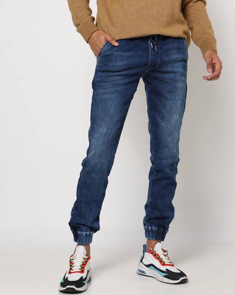 Produkt By Jack & Jones Acid Wash Slim Fit Jogger Jeans