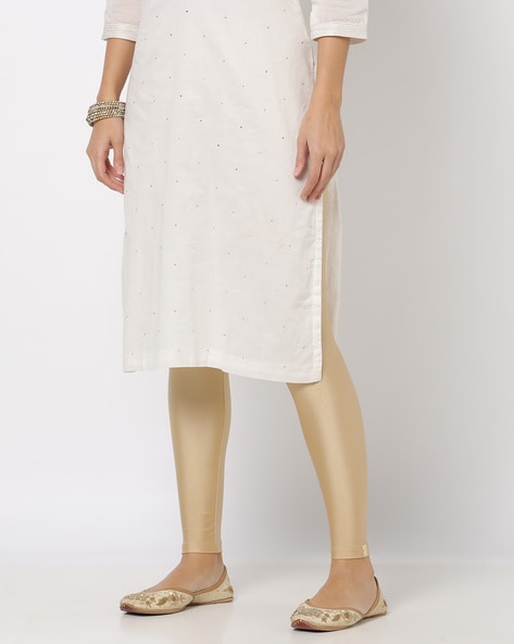 Buy Gold Leggings for Women by AVAASA MIX N' MATCH Online