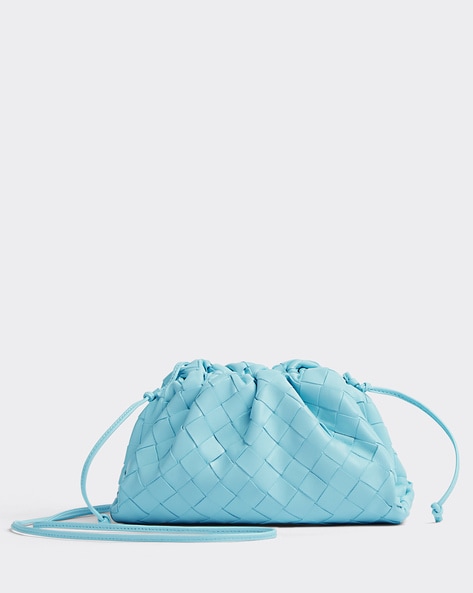 Bottega blue online pouch