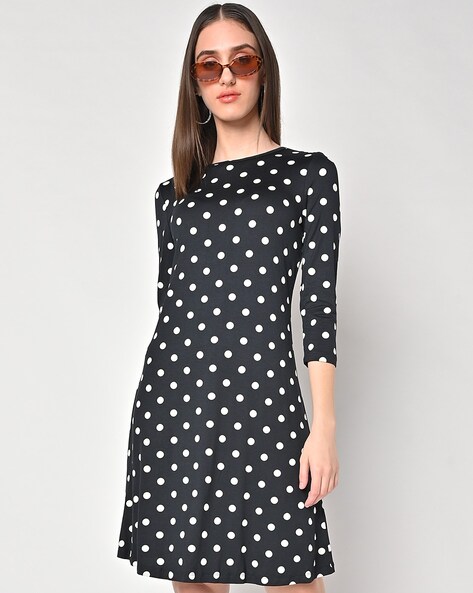 Marks & Spencer Polka-Dot A-Line Dress