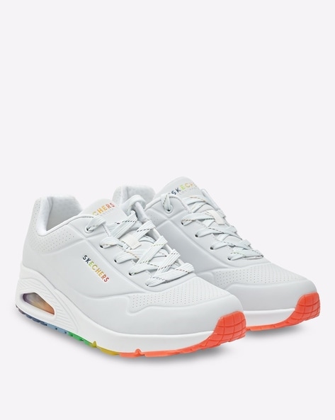 Skechers shop white rainbow