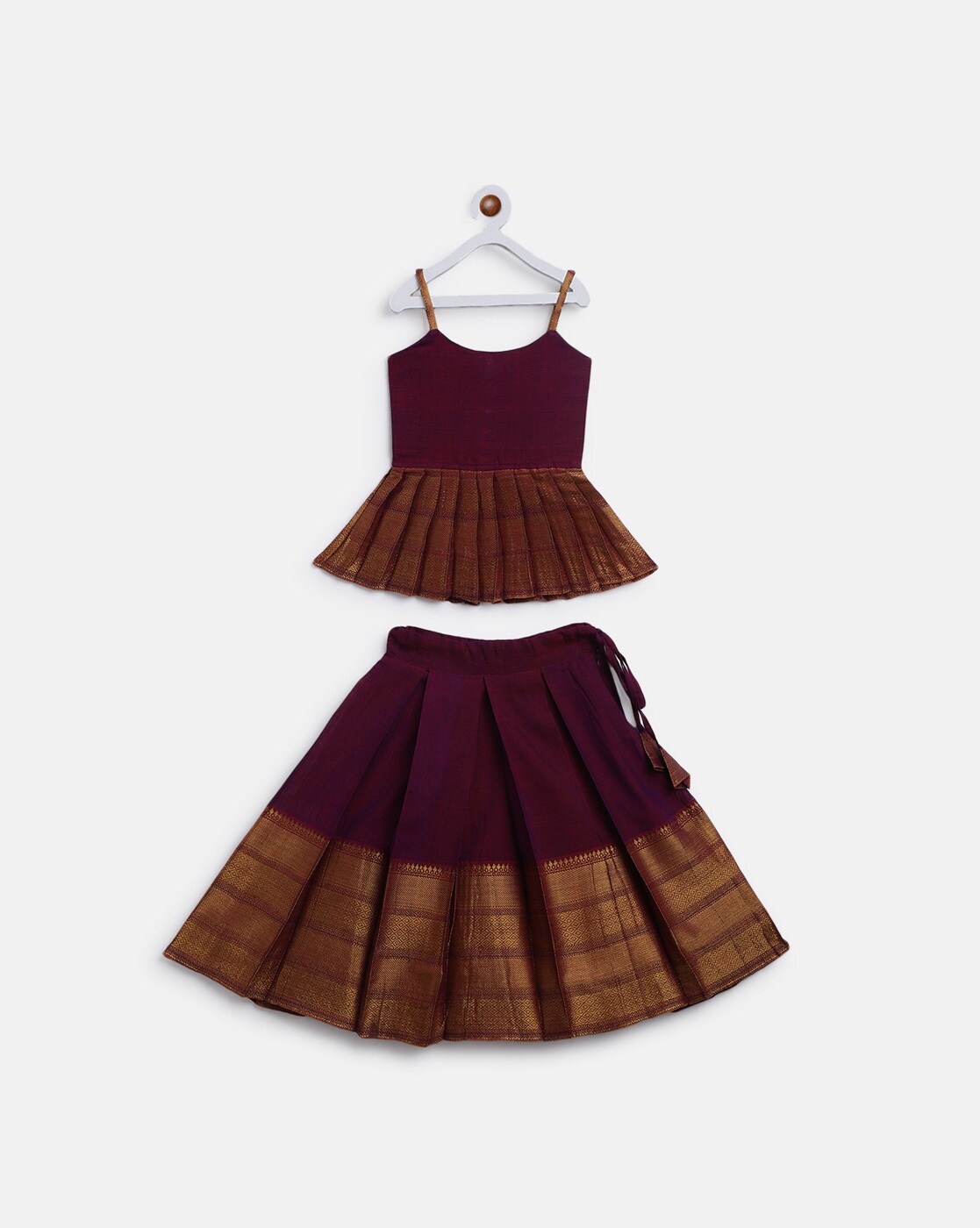 Buy Purple Ethnic Wear Sets for Girls by Baby Zi Online | Ajio.com