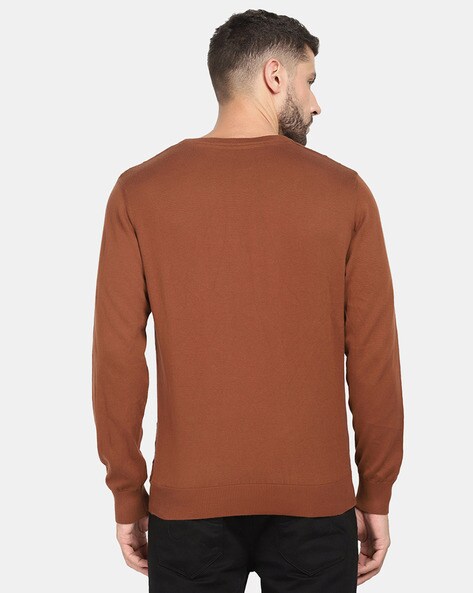 Mens best sale tan pullover