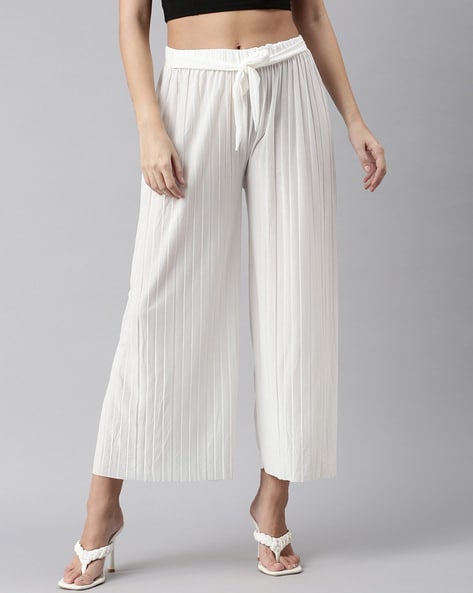 Single-pleated trousers for women – Antaratma™ | Conscious living