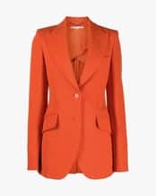 Solid Tailored Fit Jacket