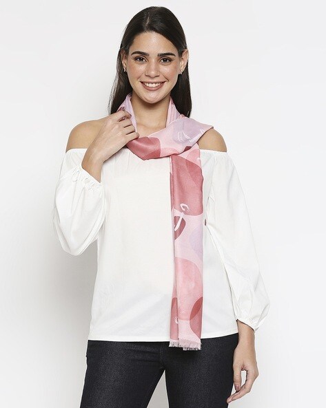 Abstract Print Scarf Price in India