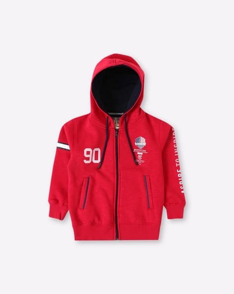 Buy Red Sweatshirts Hoodie for Boys by DUKE-KIDS Online
