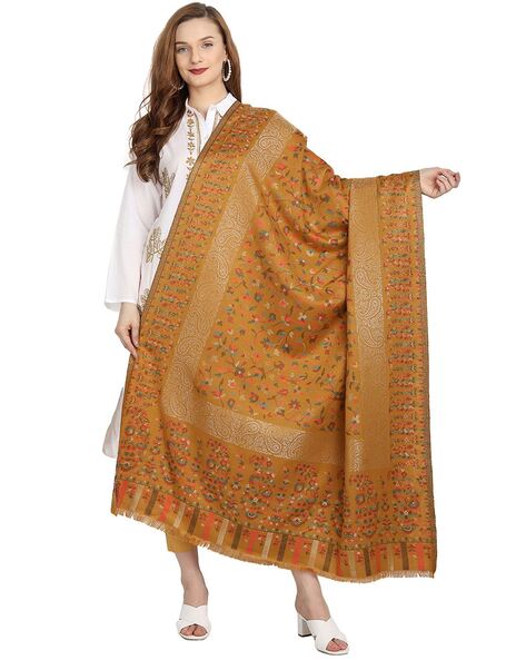 Floral Print Woven Shawl Price in India