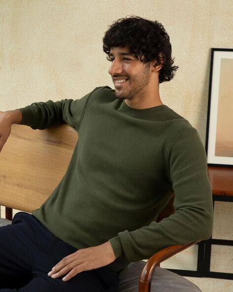 Buy Olive Sweaters \u0026 Cardigans for Men 