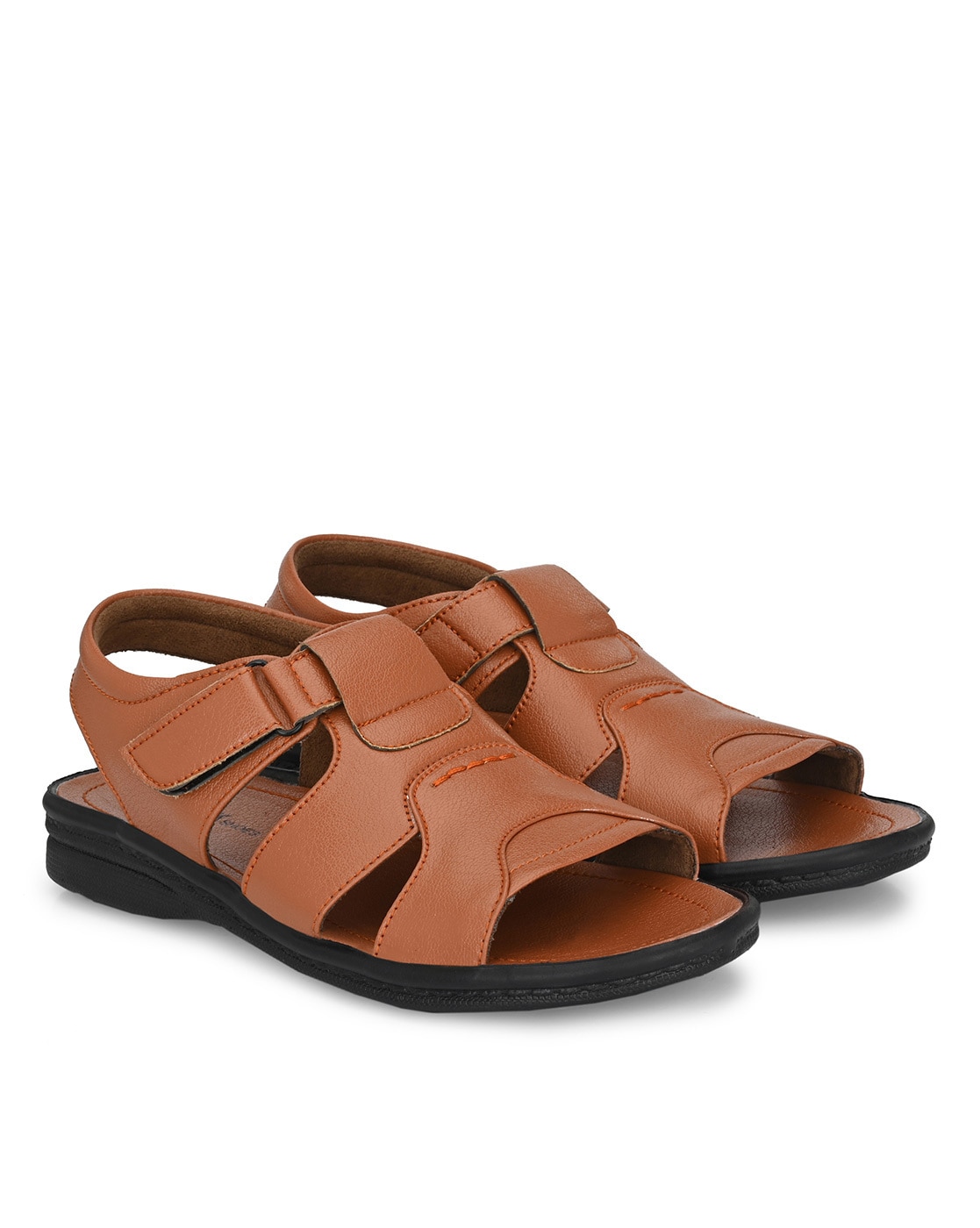 George men's buckle online strap sandal