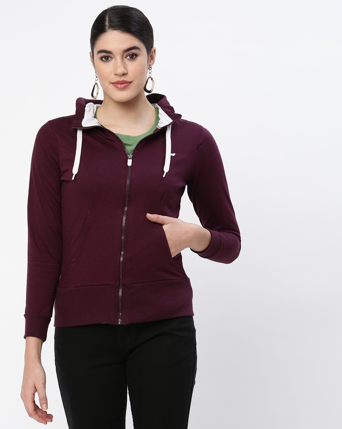 Wine discount colour hoodie