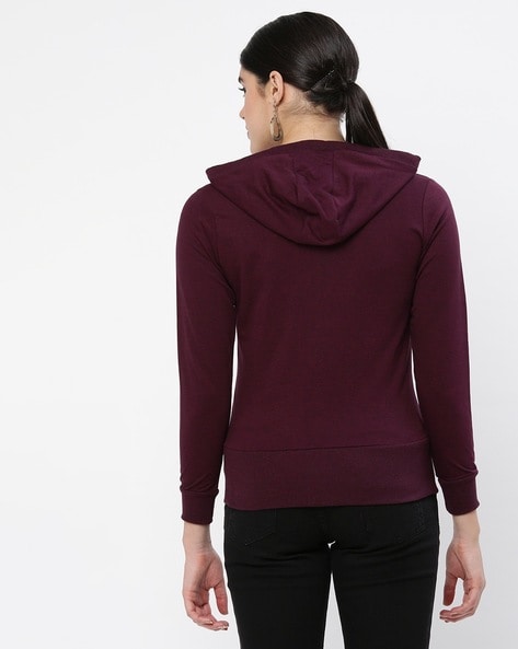 Wine on sale colour hoodie