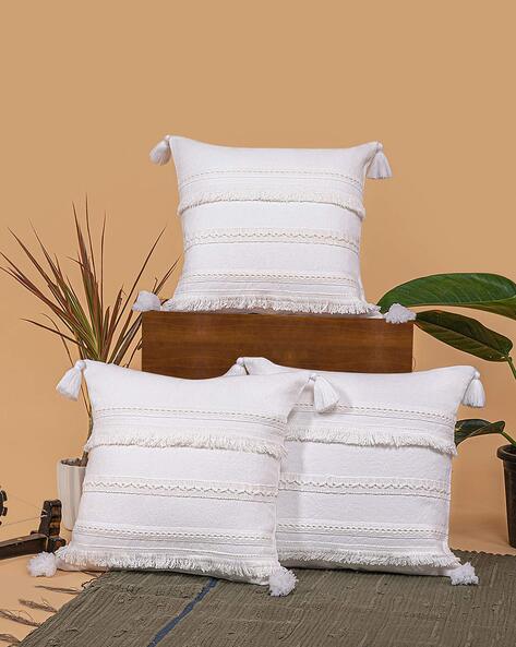 Buy White Cushions & Pillows for Home & Kitchen by Pure Home And