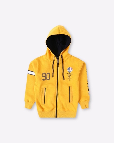 Childrens yellow hoodie online