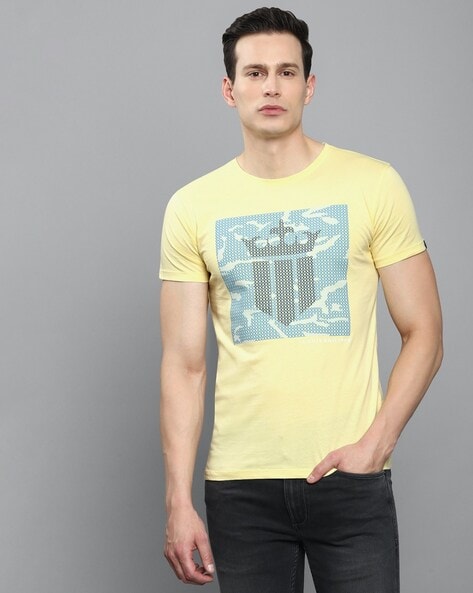 Buy Yellow Tshirts for Men by LOUIS PHILIPPE Online