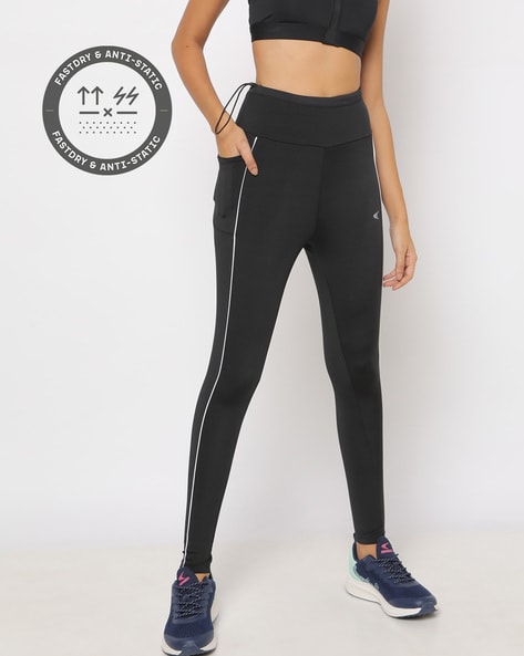 Leggings with Contrast Piping