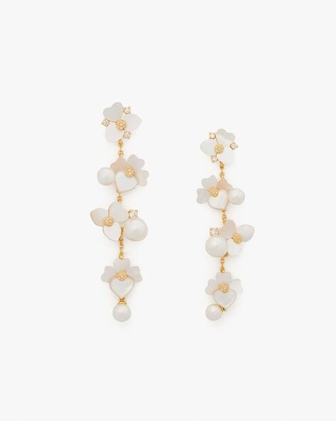 Buy KATE SPADE Precious Pansy Statement Linear Earrings