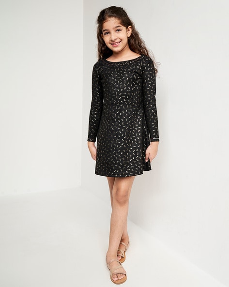 Old navy girls black dress online