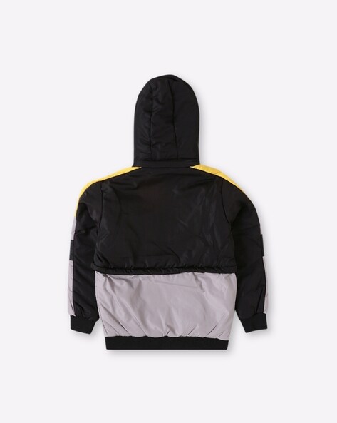 Nike black cheap and gold windbreaker