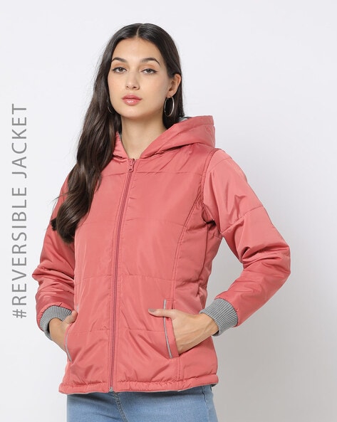 Buy online Stylized Neck Button Down Jacket from jackets and blazers and  coats for Women by Campus Sutra for ₹1219 at 42% off | 2024 Limeroad.com