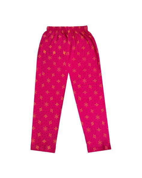 Buy IndiWeaves Girls Cotton Capri and Pyjama/Lower/Trackpants