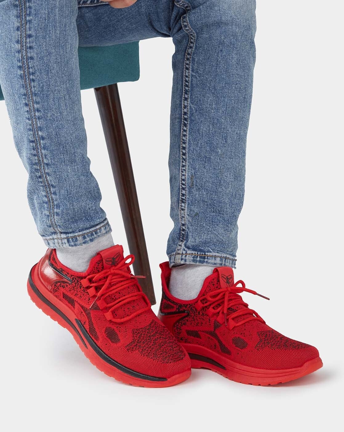 Buy Red Sneakers for Men by Revs Online 