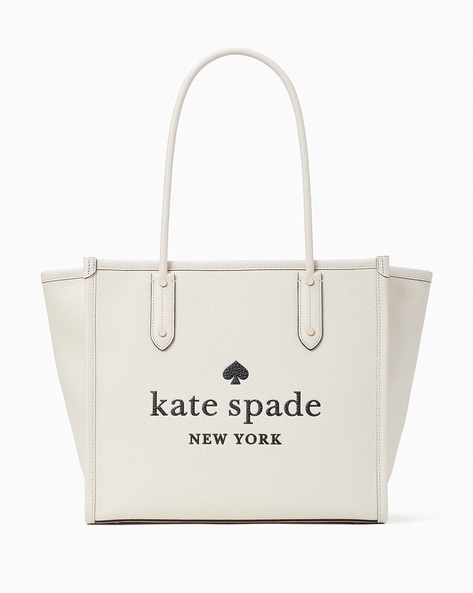 Buy KATE SPADE Ella Medium Tote Bag | White Color Women | AJIO LUXE