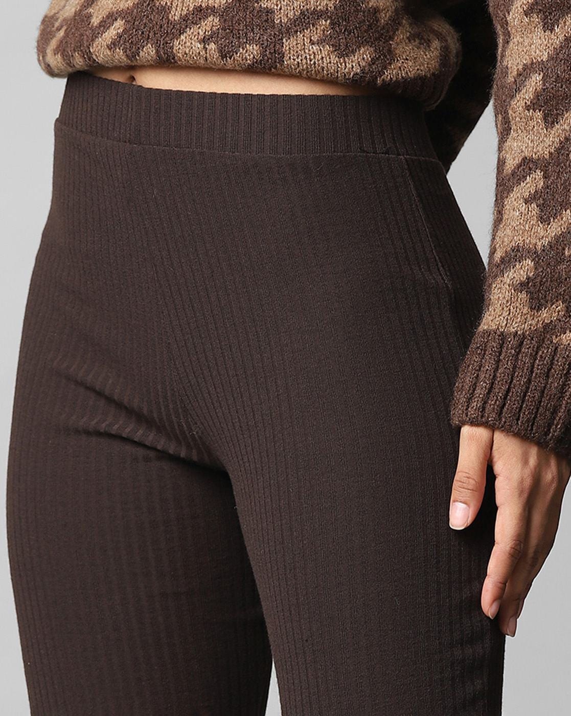 Buy Brown Trousers & Pants for Women by ONLY Online