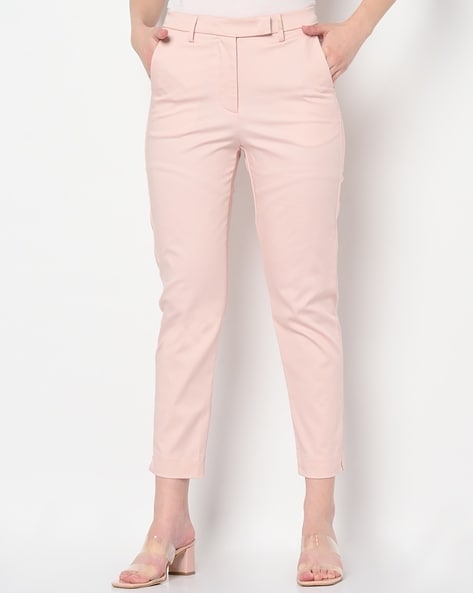 Buy White Cotton Casual Slim Cropped Pant for Women Online at Fabindia   20053698