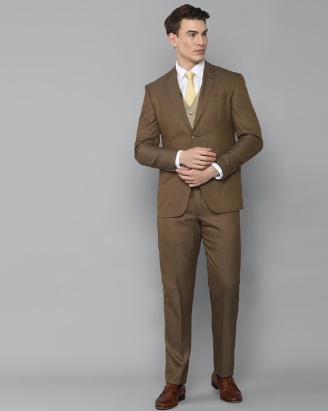Dark brown virgin wool Brunico suit  Brioni IN Official Store