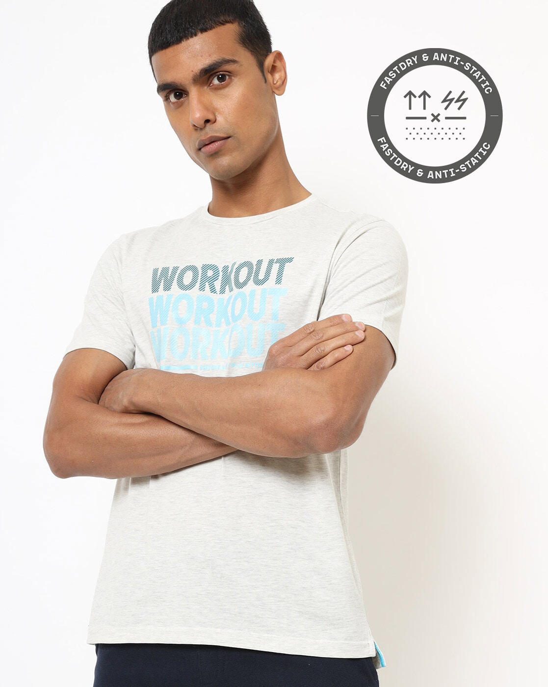 Buy White Tshirts for Men by PERFORMAX Online