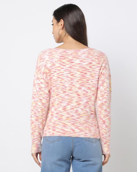 Buy Pink Sweaters & Cardigans for Women by DNMX Online