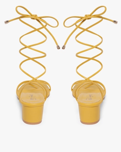 Gladiator sandals - Yellow - Ladies | H&M IN