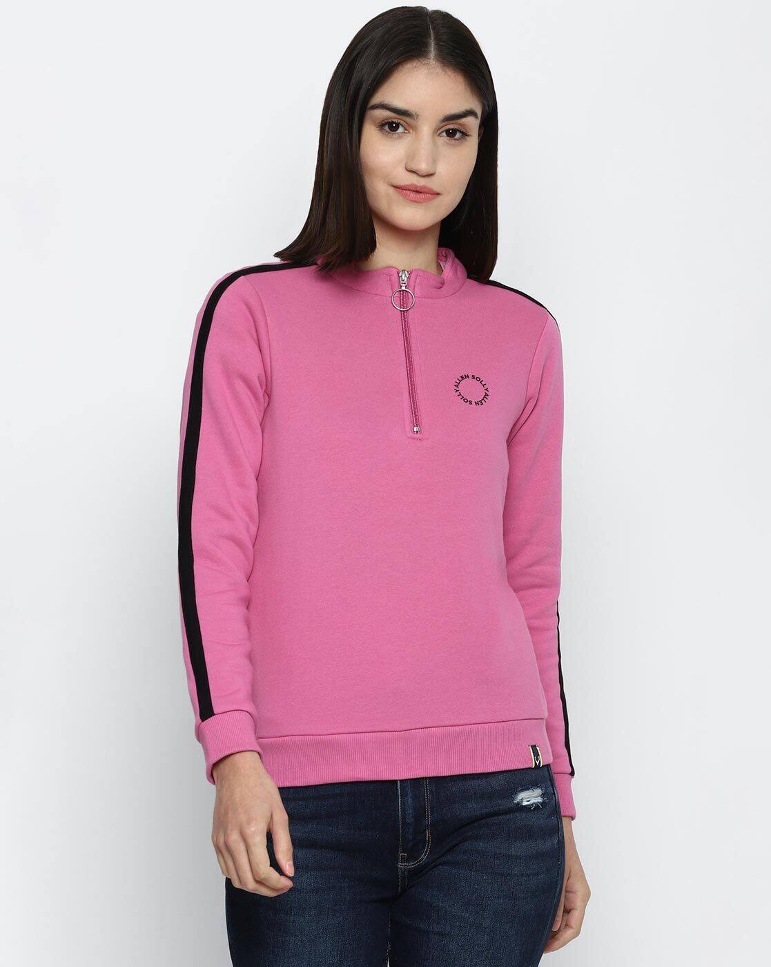 Buy Pink Sweatshirt & Hoodies for Women by ALLEN SOLLY Online