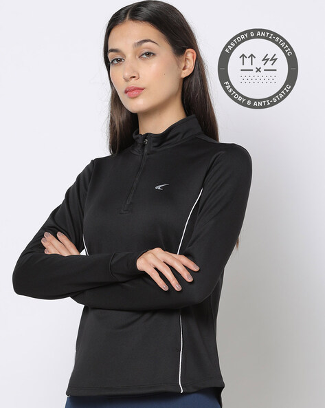 Buy Jet Black Tshirts for Women by PERFORMAX Online Ajio