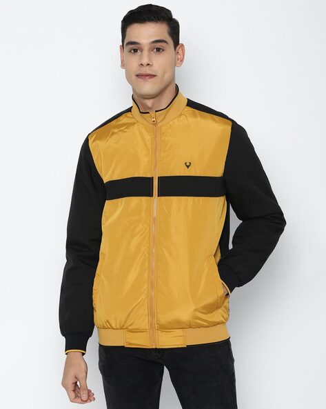 Allen Solly Yellow Quilted Jacket