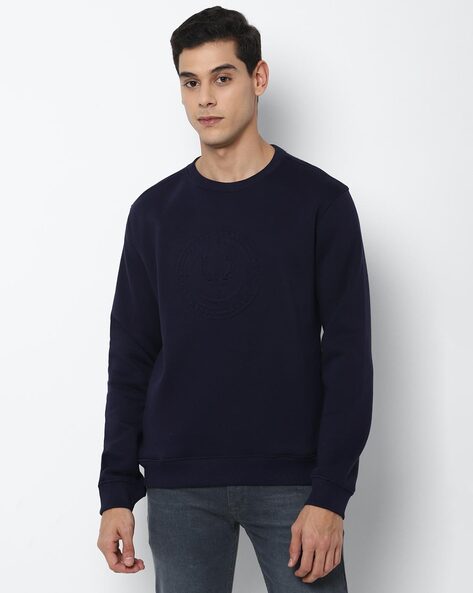 Buy Navy Sweatshirt Hoodies for Men by ALLEN SOLLY Online Ajio