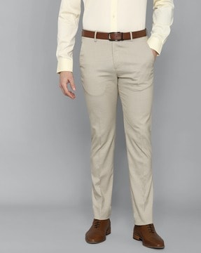 Buy Regular Fit Men Trousers Gray and Beige Combo of 2 Polyester Blend for  Best Price Reviews Free Shipping