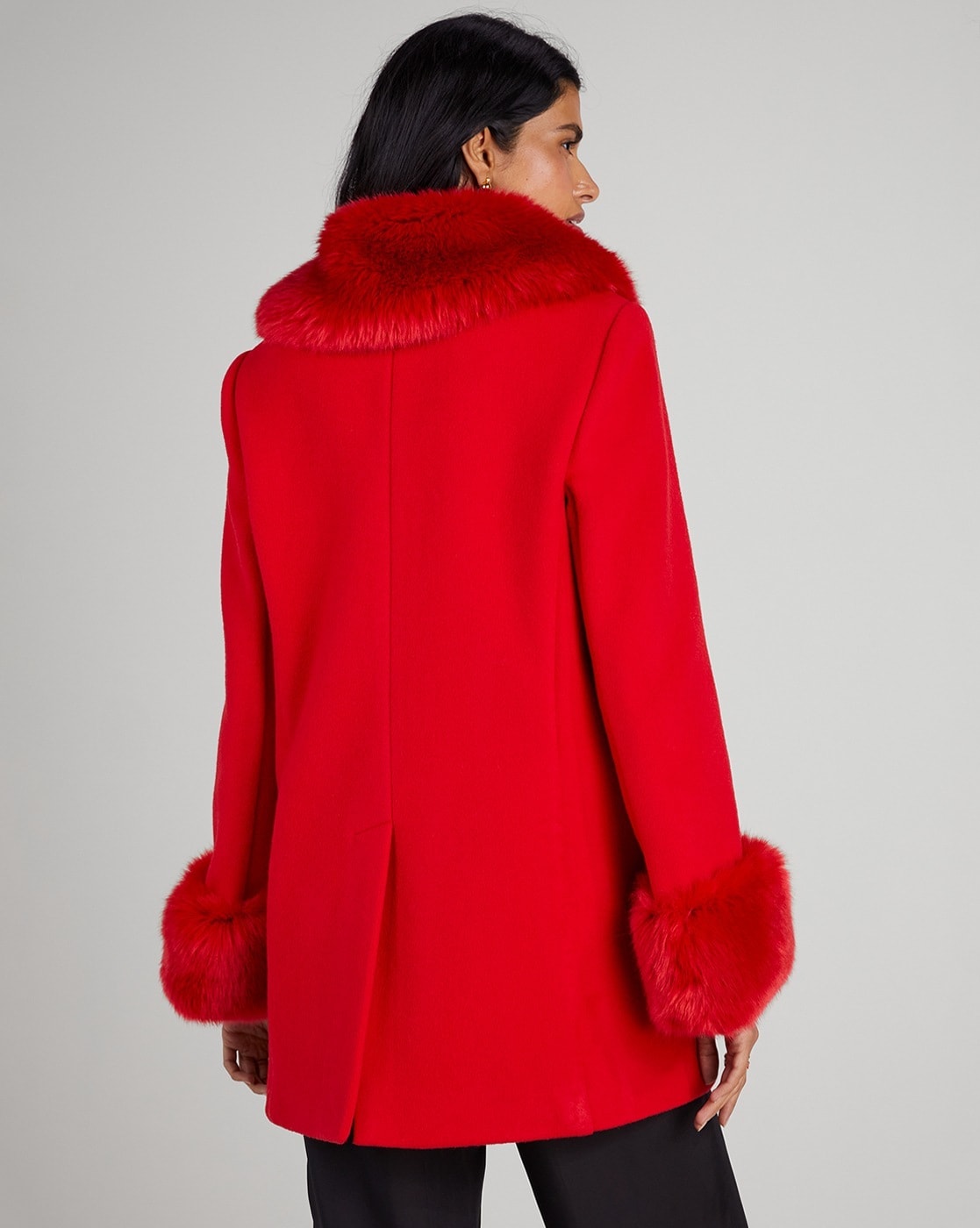 red fur coat real