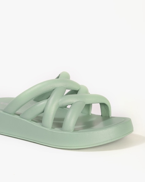 Sage green online sandals