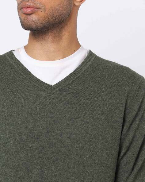 Buy Olive Green Sweaters & Cardigans for Men by NETPLAY Online
